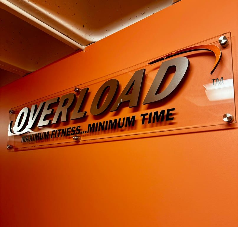 Sign: OVERLOAD Maximum Fitness … Minimum Time