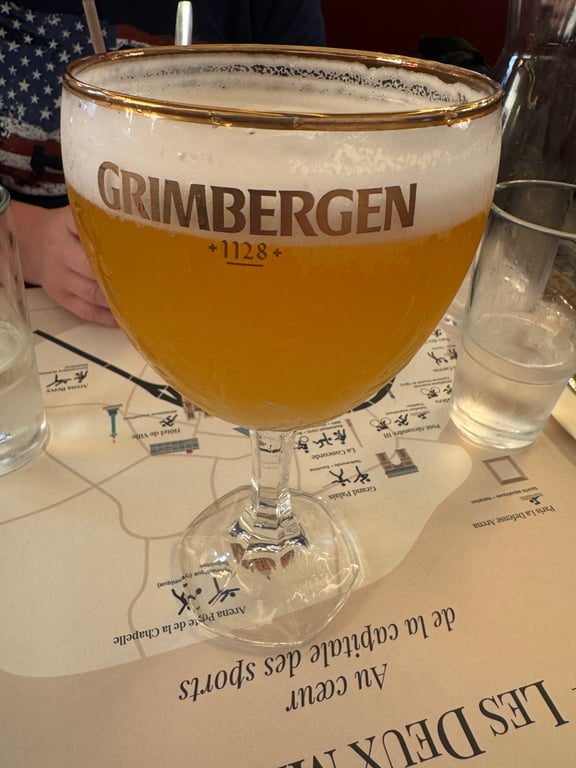 50cl glass of Grimbergen Blanche